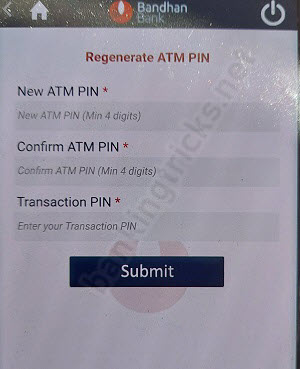  Generate Bandhan Bank ATM PIN Online