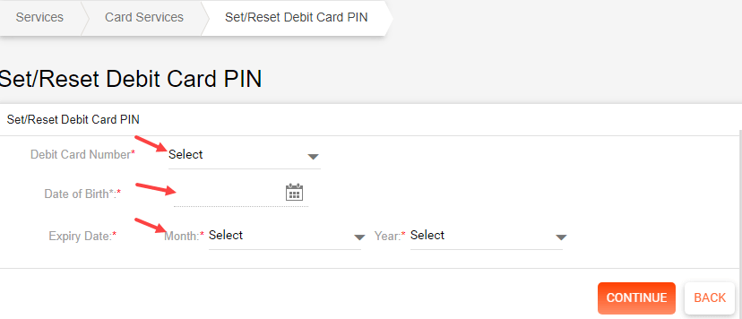 Bank of Baroda ATM PIN Online
