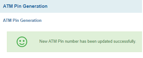 SBI ATM PIN Online