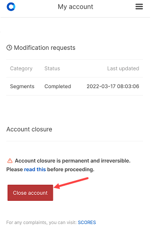 Zerodha close Account