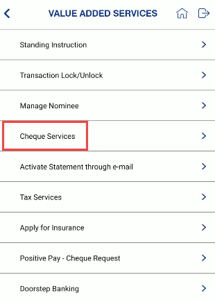 Indian Bank Cheque Book Online