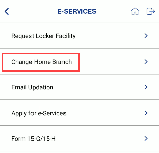 Transfer Indian Bank Account to Another Branch Online