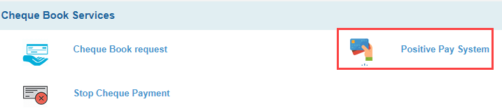 Activate Positive Pay for SBI Account