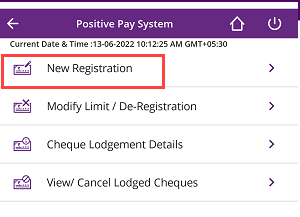 Activate Positive Pay for SBI Account