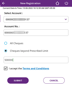 Activate Positive Pay for SBI Account