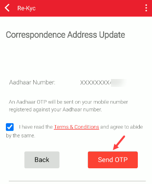 Kotak Bank Re-KYC Online using Mobile Banking