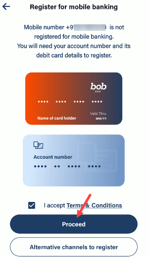Activate Bank of Baroda Mobile Banking