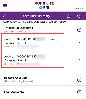 Check SBI Account Number Online
