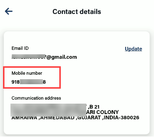 how to find bank of baroda account number using mobile number online
