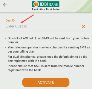 how to change mobile number in idbi bank through net banking