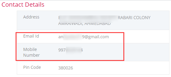 Check your Central Bank of India Account Contact Details online