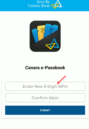Canara e-Passbook mpassbook