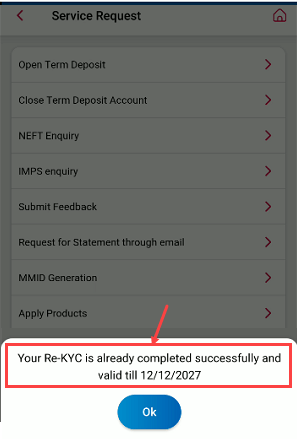 Check Central Bank of India KYC Status Online