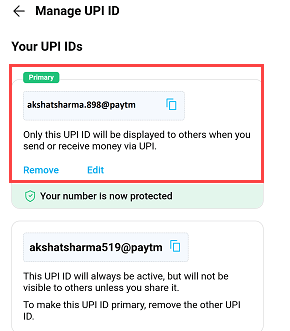 Add New & Change UPI in Paytm