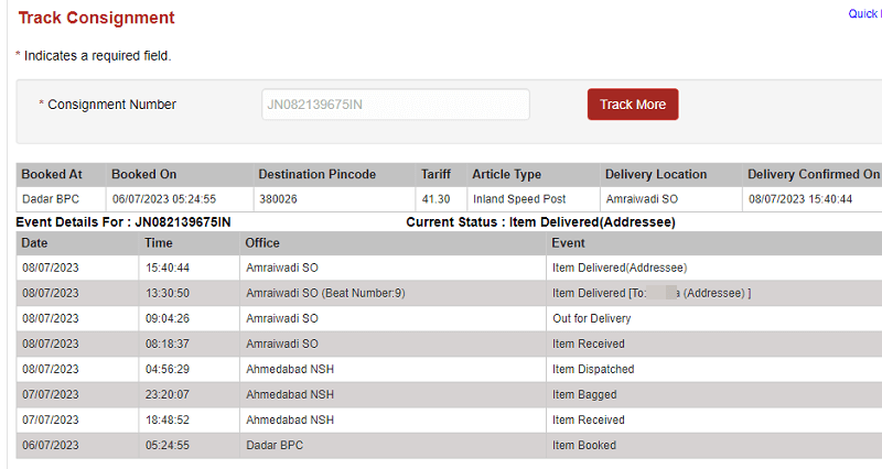 Track your PAN Card Delivery Status & Check the Consignment Number of your Pan Card to Track the delivery