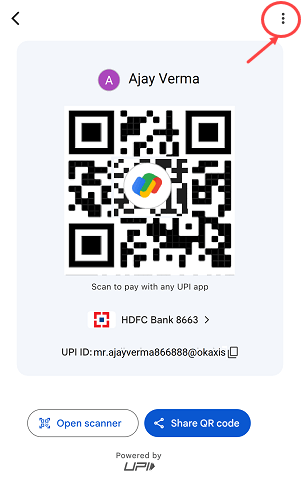 Generate Temporary Dynamic QR Code on Google Pay - BankingTricks