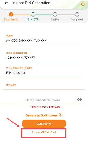 Generate IDBI Debit Card ATM PIN on Mobile Banking