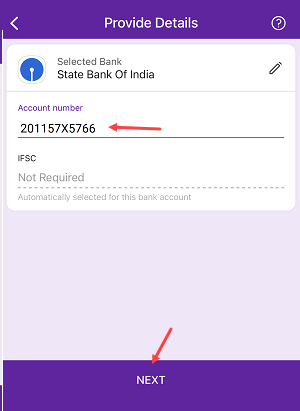 Send Money Using Bank Account Number on PhonePe