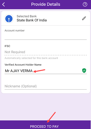 Send Money Using Bank Account Number on PhonePe