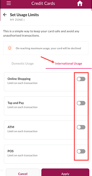 Block Unblock Axis Bank Credit Card