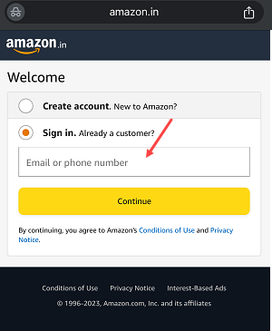 Track amazon Pay ICICI Credit card status