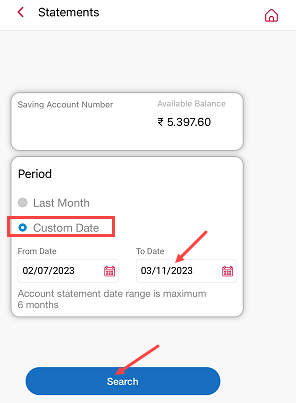Central Bank of India Statement PDF download