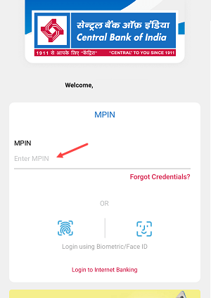 Central Bank of India check balance online