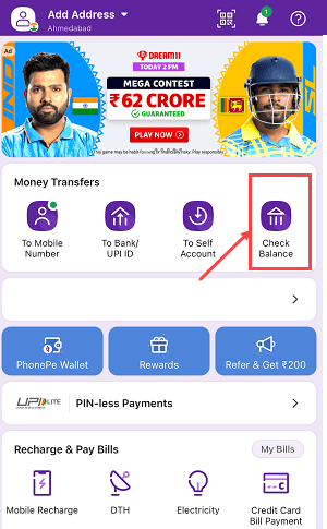 Central Bank of India check balance online