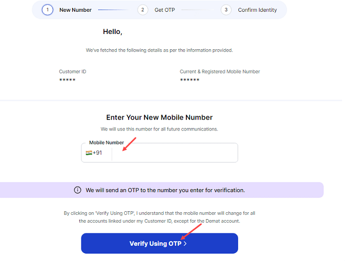 Change HDFC Bank Account Registered Mobile Number Online 