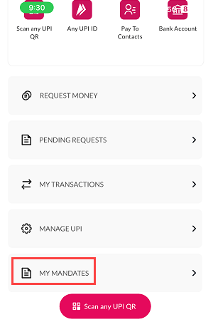 Accept IPO Mandate Request on Axis Mobile Banking