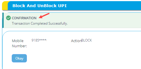 Block UPI for Canara Bank Account
