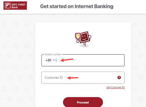 Register IDFC First Bank Net Banking