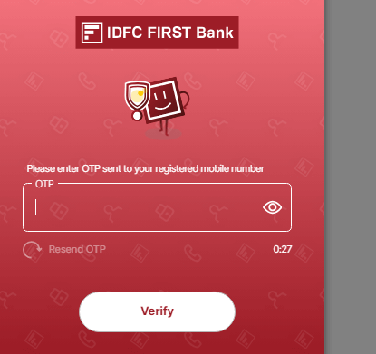 Register IDFC First Bank Net Banking