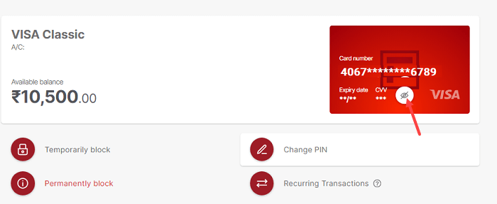 Check IDFC First Bank Debit Card Number, Expiry & CVV Online
