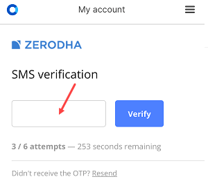 Change Update Zerodha Mobile Number