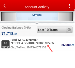 Withdraw Funds From Zerodha Account Instantly through IMPS