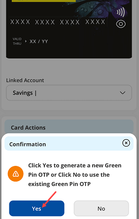 Create Indian Bank ATM PIN on IndSMART Mobile