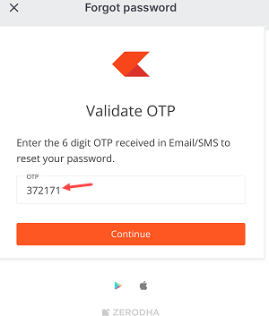Check your Zerodha Account User ID via SMS & Reset your Login Password