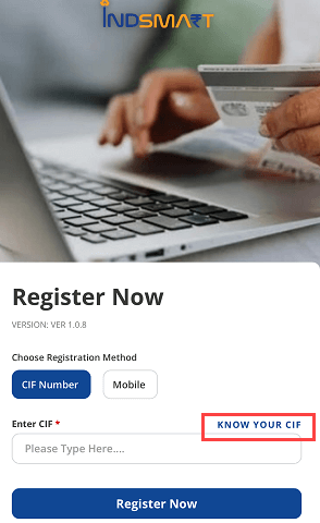 Check Indian Bank Account CIF Number Online