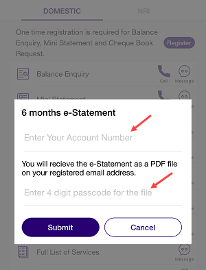 Download 6 Months SBI Statement