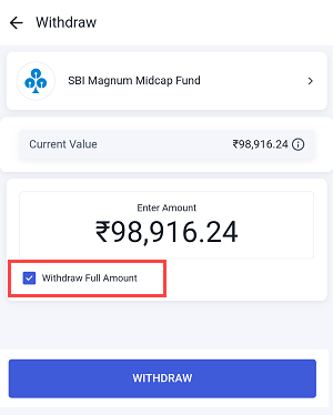 Withdraw Mutual Funds from Angel One Demat Account