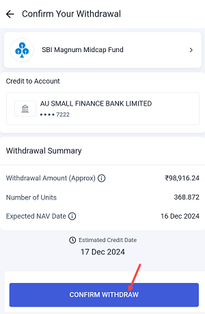 Withdraw Mutual Funds from Angel One Demat Account