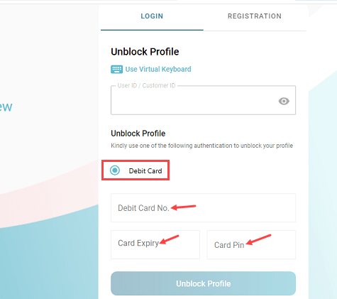 Unblock BOI Net Banking Profile Access