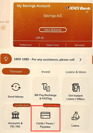  View ICICI Credit Card Number, CVV, and Expiry Date Online